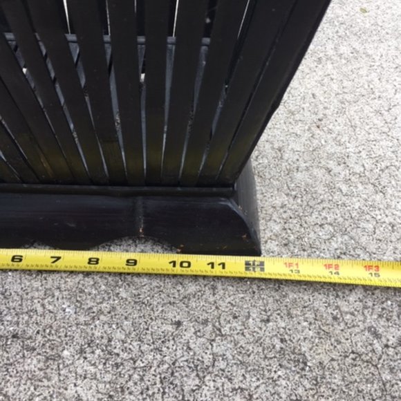 Black Bamboo Rattan Rustic Cane Basket 9x12 - Picture 8 of 13